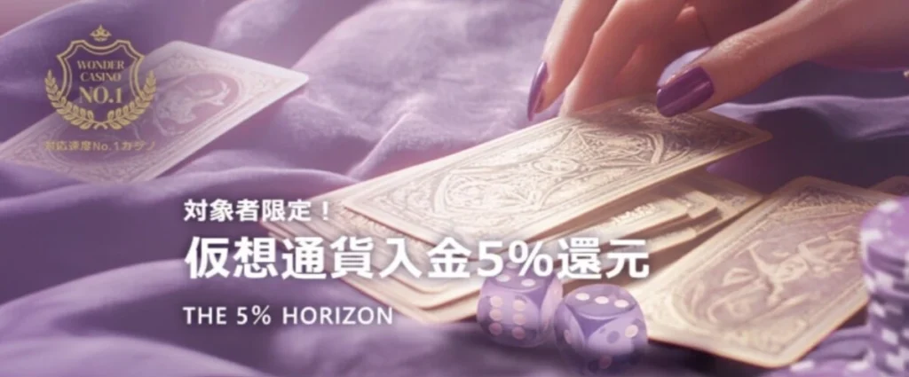 ワンダーカジノVIPプログラム仮想通貨入金還元
