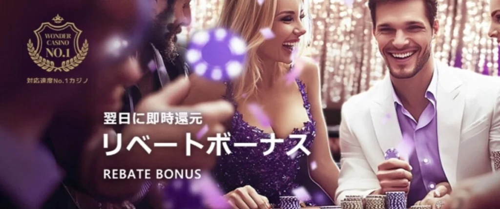 ワンダーカジノVIPプログラムリベートボーナス