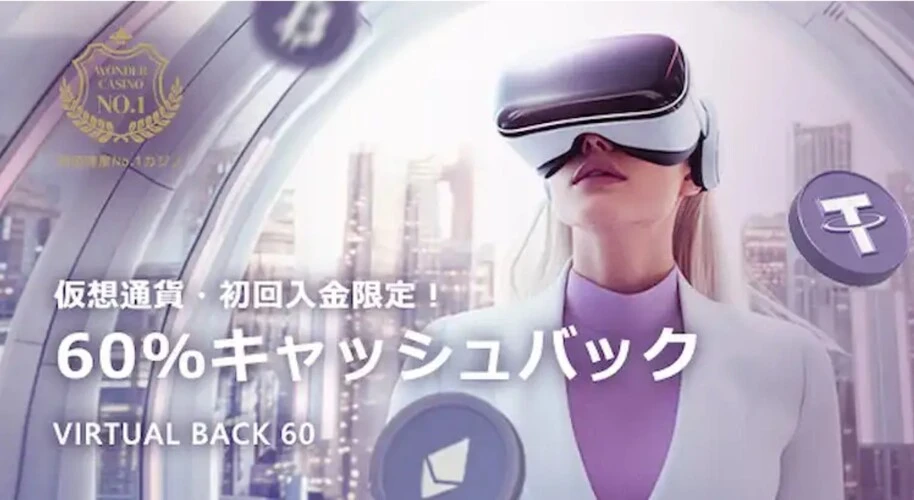 ワンダーカジノ初回入金ボーナス仮想通貨